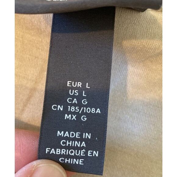 H&M Sherpa Full Zip Jacket Size Large Women’s Beige - Picture 4 of 9